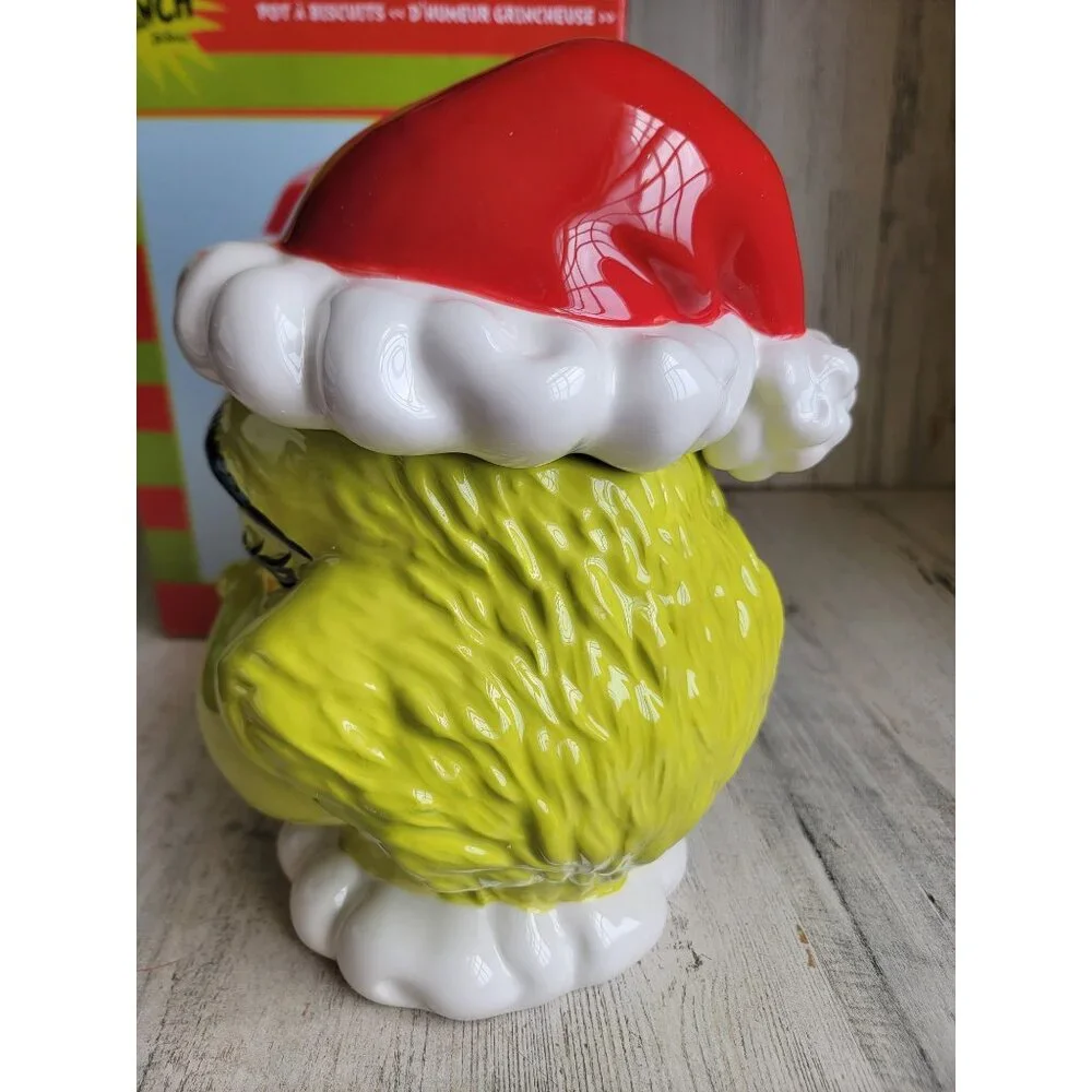 Dept 56 Feelin' Grinchy cookie jar collectible‎ Unique home decor